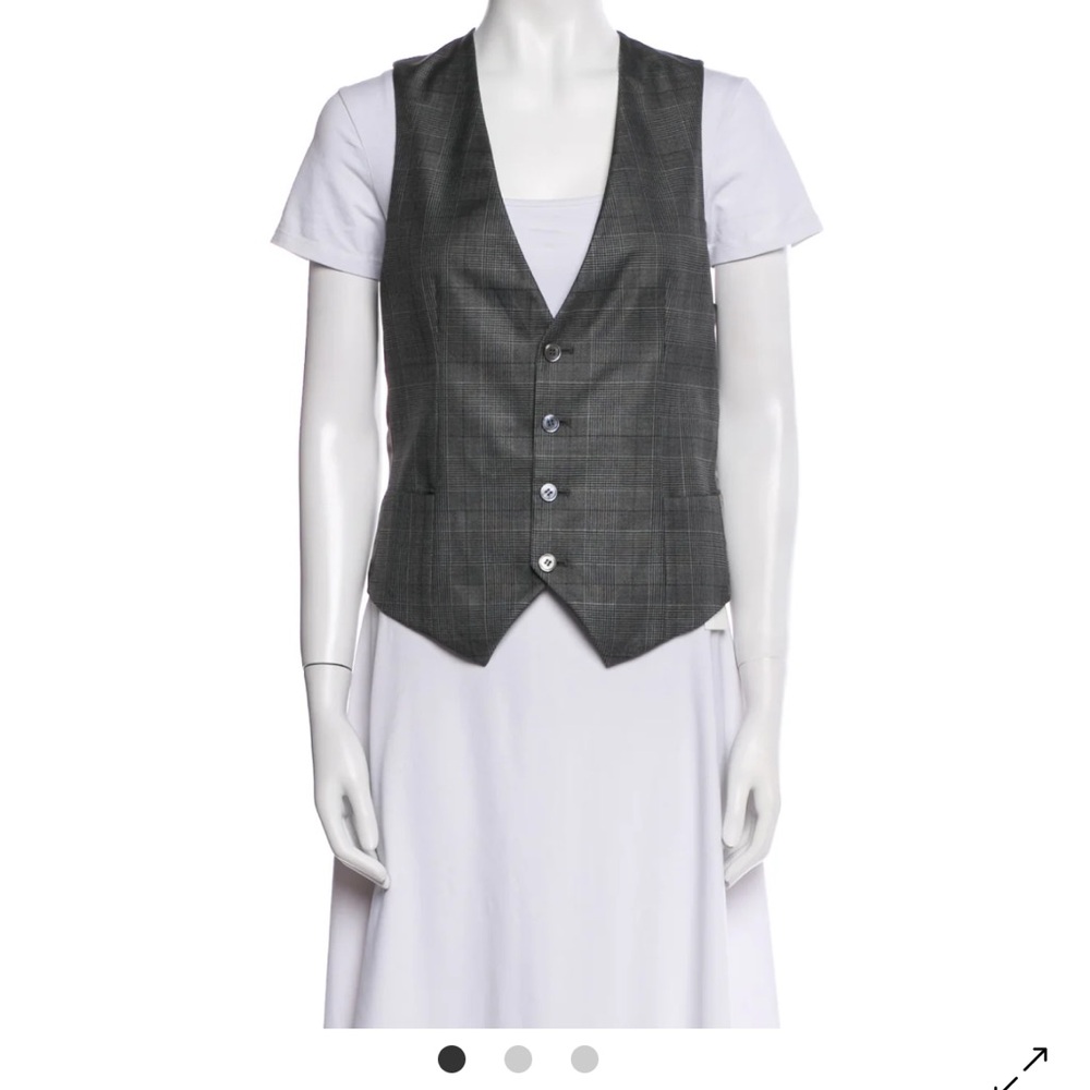 Alexander McQueen Black Textured Vest